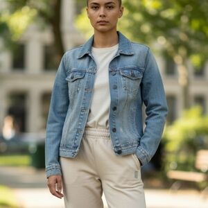 Old Navy Aged Classic Blue Denim Jacket